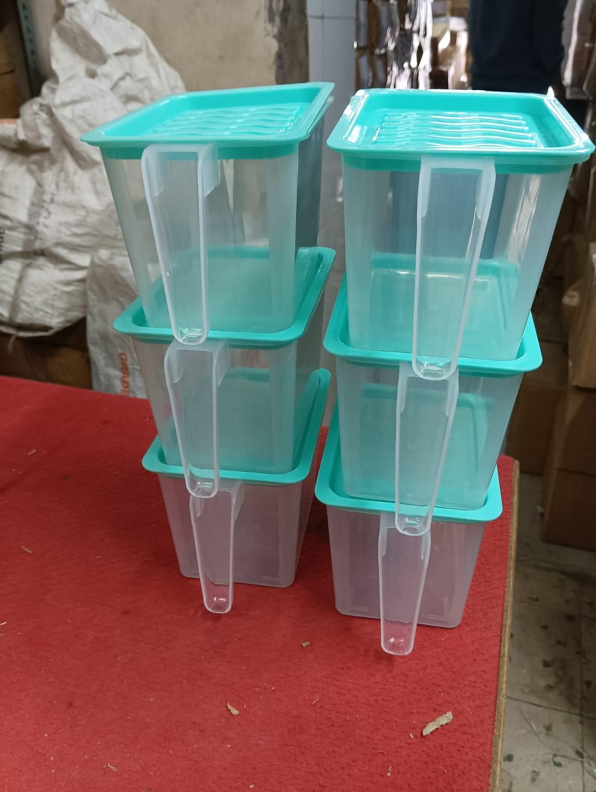 Unbreakable kitchen storage Basket (Pack of 6, Blue)