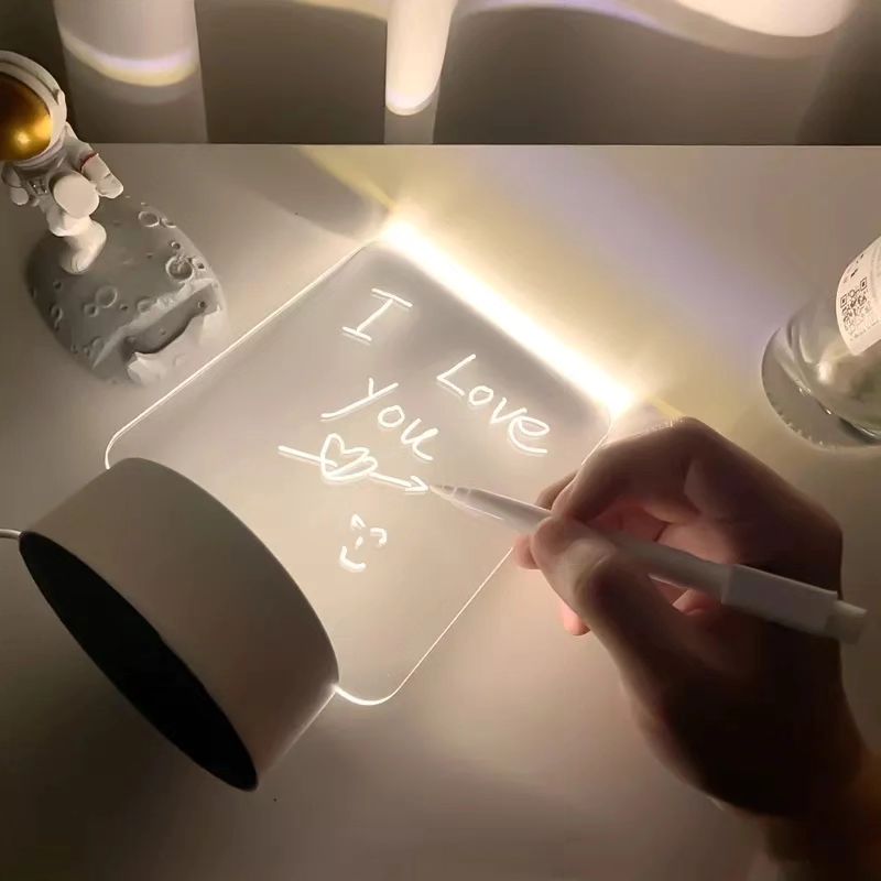 Acrylic Night Light Message Writing Board