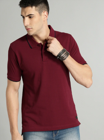 Polo Matty Tshirts For Men-Pack Of 3 (Black, Maroon and Sky Blue)