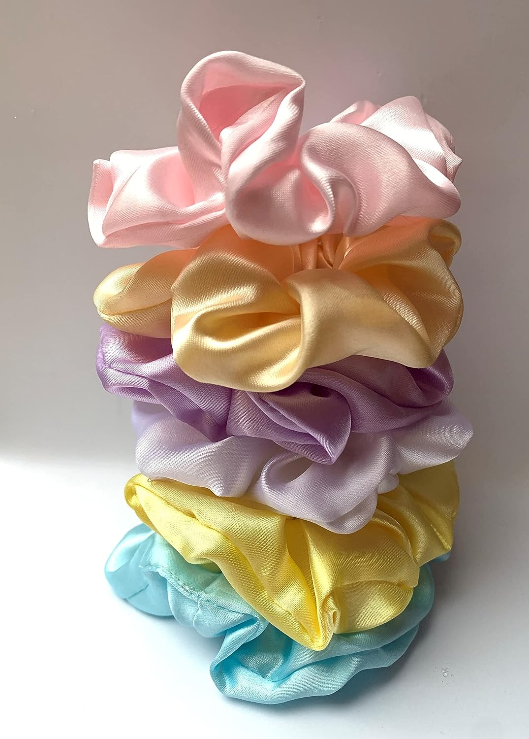 Pack of 20 Satin Scrunchies for women