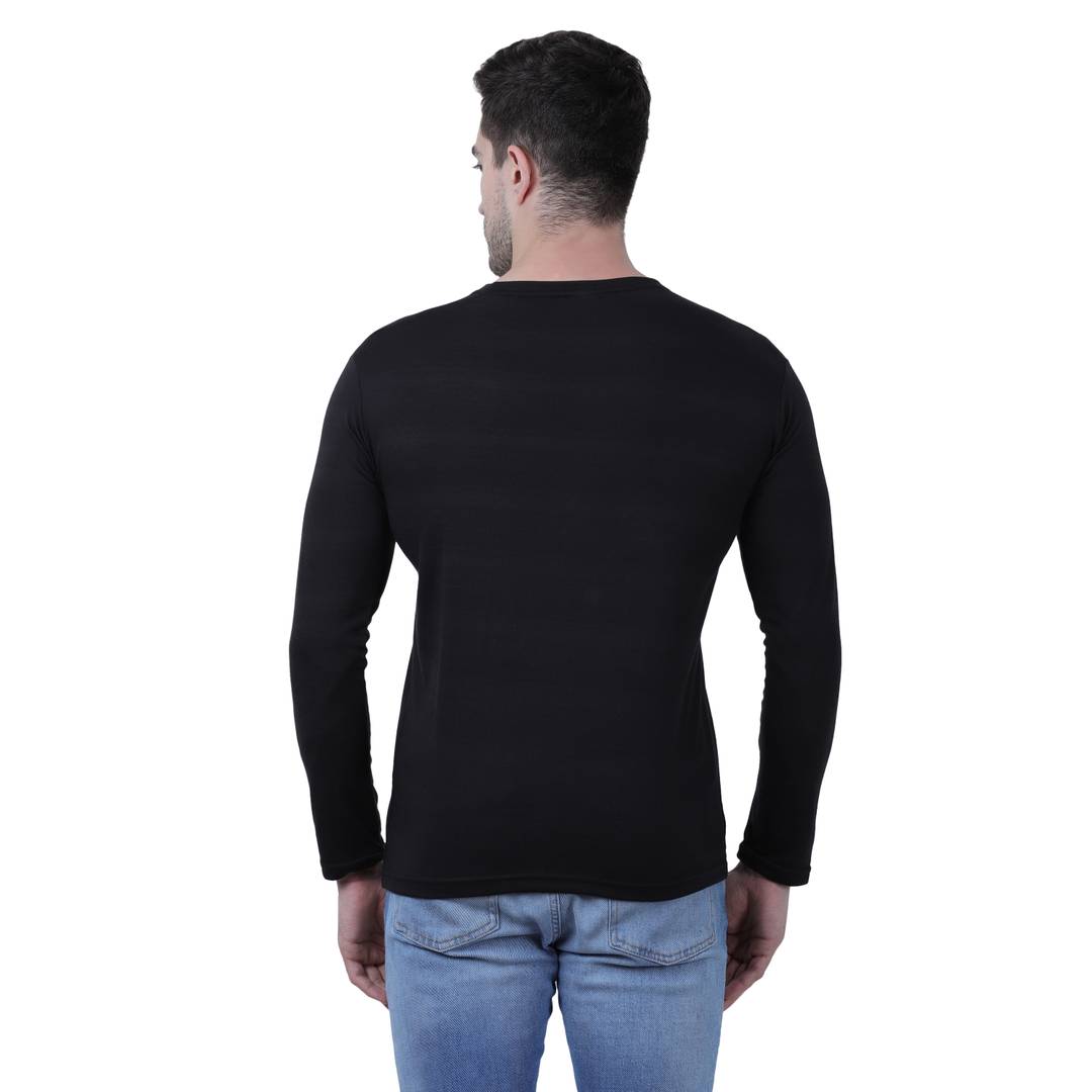 Men's Multicoloured Cotton Blend Solid Round Neck Tees (Pack of 4)