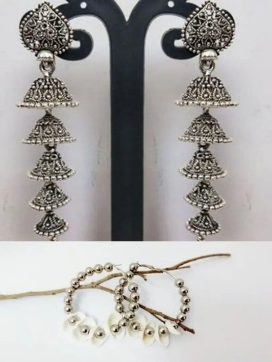 Stylish And Unique Combo Earrings