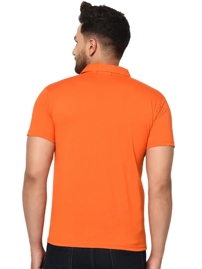 Stylish Polycotton Solid Polos For Men- Pack Of 5