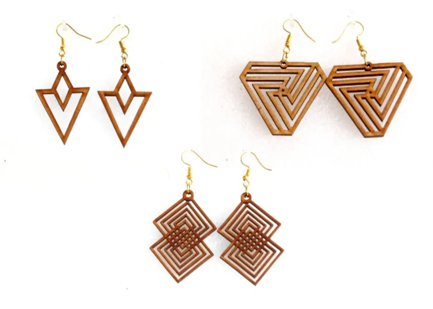 wooden earring for women or girls, combo earring for gift