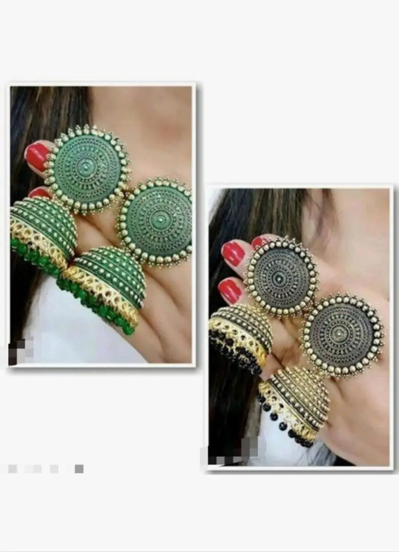 Combo Designer Jhumki Earrings