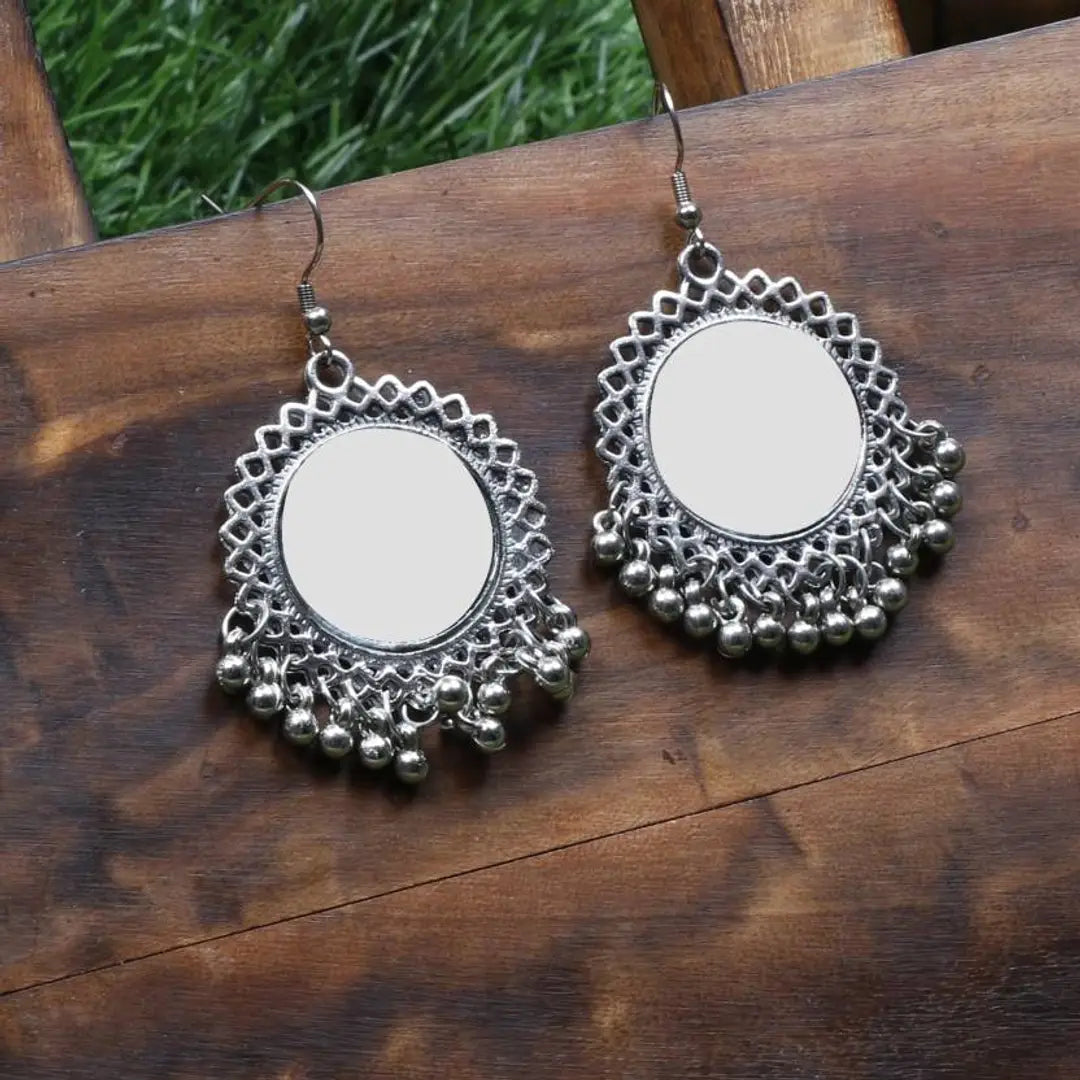 Alloy oxidised earring combo