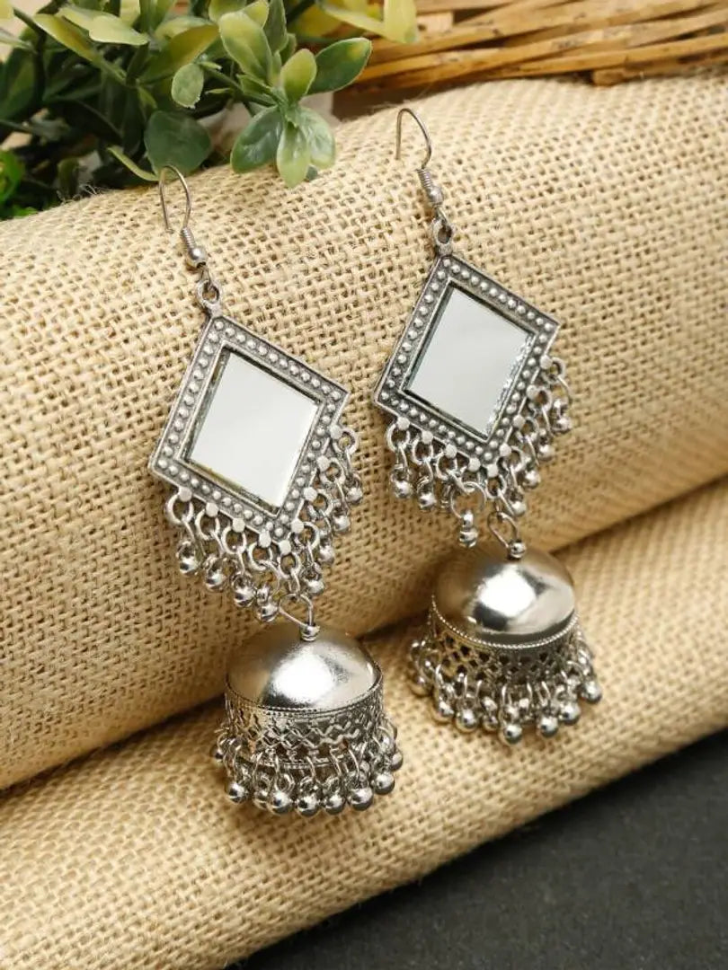 Alloy oxidised earring combo