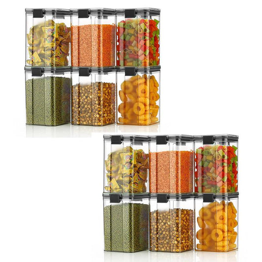 Square Attractive Airtight Kitchen Storage Containers