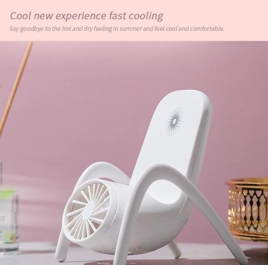 Portable Mobile Phone Holder Fan